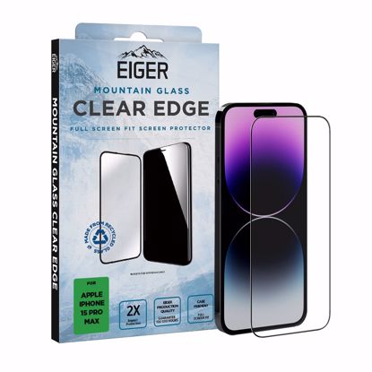 Picture of Eiger Eiger Mountain Glass CLEAR EDGE Screen Protector GRS for iPhone 15 Pro Max