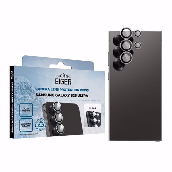 Picture of Eiger Eiger Mountain Glass LENS RING GRS for Samsung Galaxy S25 Ultra in Clear